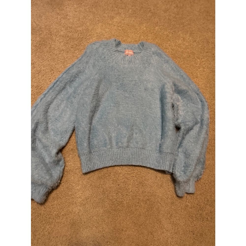 Women's Show Me Your Mumu Sweater XXL Light Blue